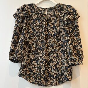 RW&Co Floral Blouse - Size XXS